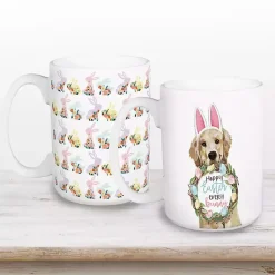 New Hoppy Easter Every Bunny Mugs, Set of 2 Easter Decorations