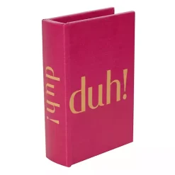 Hot Pink Ooh La La Book Boxes, Set of 3 Baskets & Boxes