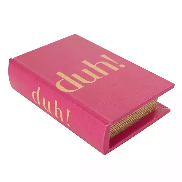 Hot Pink Ooh La La Book Boxes, Set of 3 Baskets & Boxes