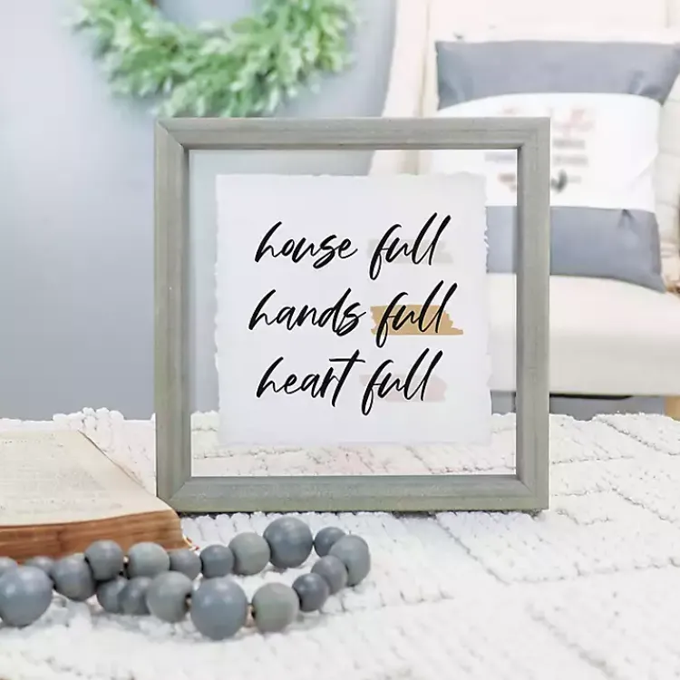 Kirklands Home Wall Quotes & Signs|House Hands Heart Full Wall Plaque