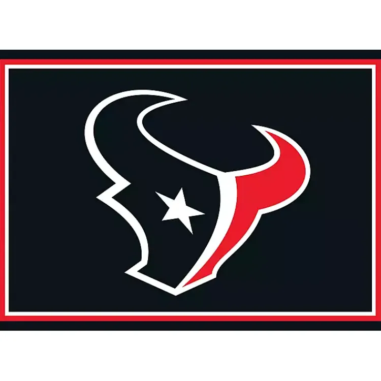 Kirklands Home Area Rugs|Houston Texans Area Rug, 3x4 Black