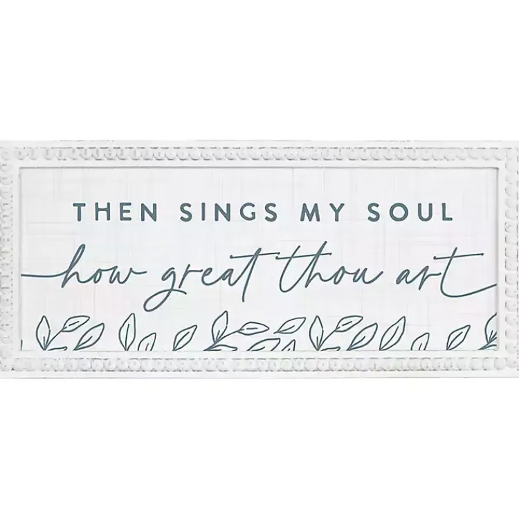 Kirklands Home Wall Quotes & Signs|How Great Thou Art Wall Plaque