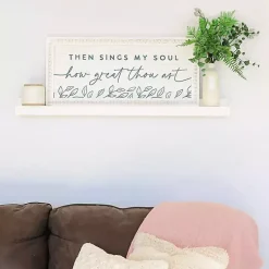 Kirklands Home Wall Quotes & Signs|How Great Thou Art Wall Plaque