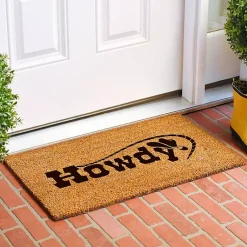 Kirklands Home Doormats|Howdy Cowboy Hat Doormat