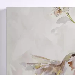 Kirklands Home Canvas Art|Hummingbirds in Leaves Canvas Art Prints, Set of 2 White