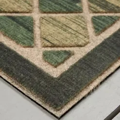Kirklands Home Doormats|Hunter Woodgrain Ornamental Entry Doormat