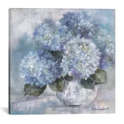 Kirklands Home Canvas Art|Hydrangea s Giclee Canvas Art Print, 18x18 Blue