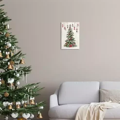 New Ice Skates & Sleds Christmas Tree Wall Plaque Christmas Art & Wall Decor