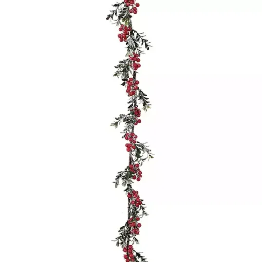 Best Iced Berry and Boxwood Waterproof Garland Christmas Arrangements & Garland