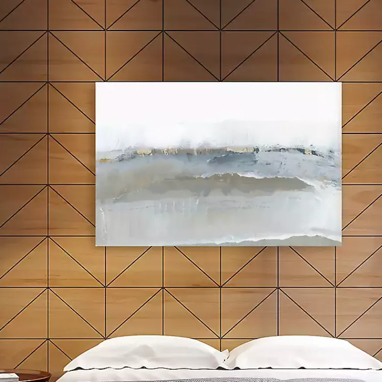 Kirklands Home Canvas Art|Icy Snow II Canvas Art Print, 60x40 in.