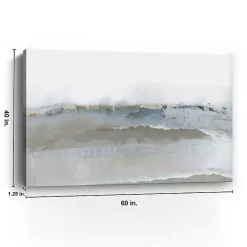 Kirklands Home Canvas Art|Icy Snow II Canvas Art Print, 60x40 in.