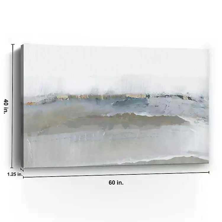 Kirklands Home Canvas Art|Icy Snow II Canvas Art Print, 60x40 in.