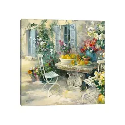 Kirklands Home Canvas Art|Idyllic Garden Canvas Art Print