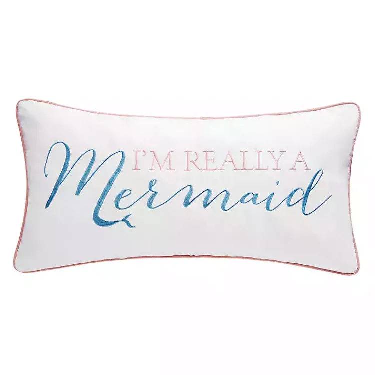 Discount I'm Really a Mermaid Lumbar Pillow Pillows