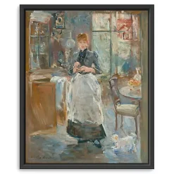 Kirklands Home Canvas Art|In the Dining Room 1875 Framed Canvas Art Print Multi