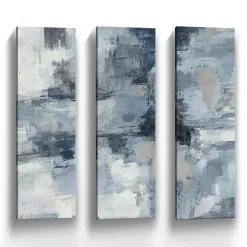 Kirklands Home Canvas Art|In The Indigo Clouds Canvas Art Prints, Set of 3