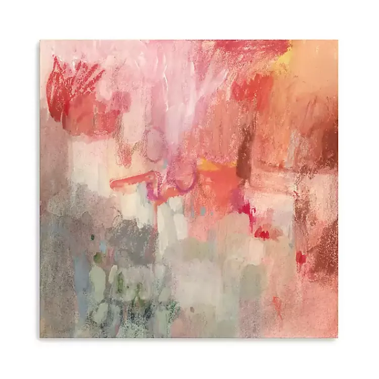 Kirklands Home Canvas Art|Incendies Canvas Art Print Pink