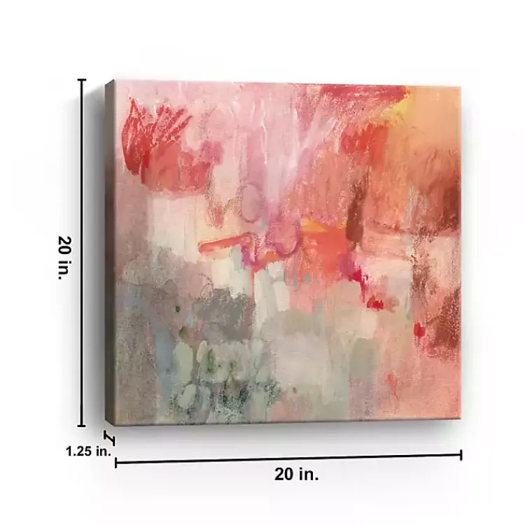 Kirklands Home Canvas Art|Incendies Canvas Art Print Pink