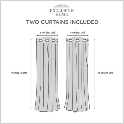 Kirklands Home Curtains & Drapes|Indigo Floral 2-pc. Curtain Panel Set, 96 in.