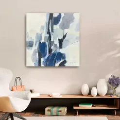 Kirklands Home Canvas Art|Indigo Mosaic Canvas Art Print