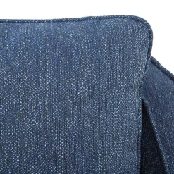 Kirklands Home Accent Chairs|Indigo Swivel Upholstered Wide Seat Accent Chair Blue