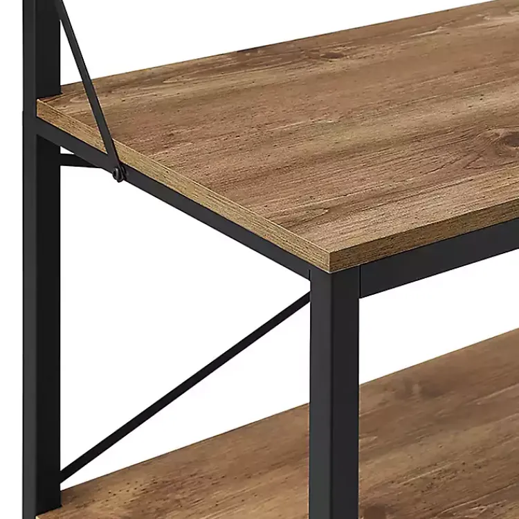 Kirklands Home Entryway Furniture|Industrial Metal and Barnwood Hall Tree