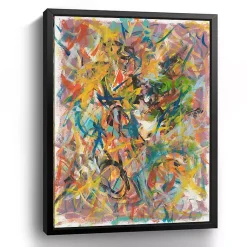 Kirklands Home Framed Art|Inside Out No. 2 Framed Giclee Canvas Art Print