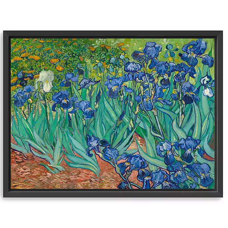 Kirklands Home Canvas Art|Irises Framed Canvas Art Print, 26x20 in.