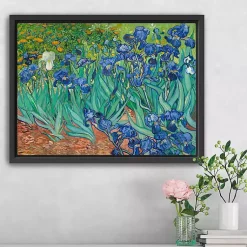 Kirklands Home Canvas Art|Irises Framed Canvas Art Print, 26x20 in.