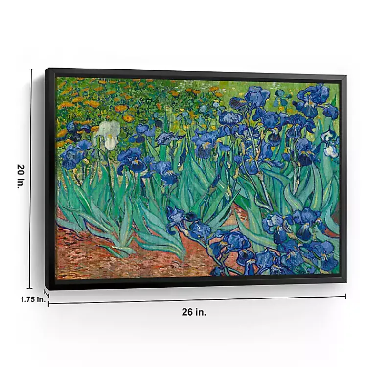 Kirklands Home Canvas Art|Irises Framed Canvas Art Print, 26x20 in.