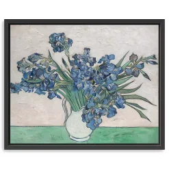 Kirklands Home Canvas Art|Irises II Framed Canvas Art Print, 22x18 in.