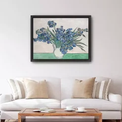 Kirklands Home Canvas Art|Irises II Framed Canvas Art Print, 42x32 in.