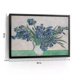 Kirklands Home Canvas Art|Irises II Framed Canvas Art Print, 42x32 in.