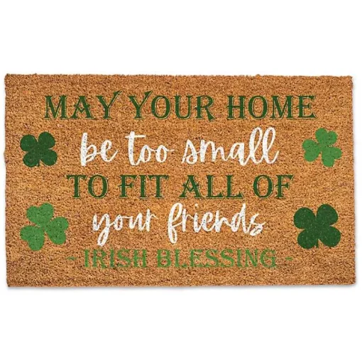 Best Irish Blessing Shamrock Doormat St Patricks Day Decorations
