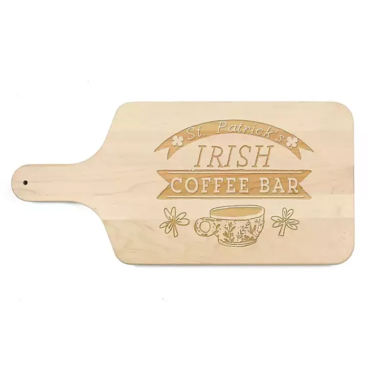 Best Irish Coffee Bar Maple Cutting Board St Patricks Day Decorations
