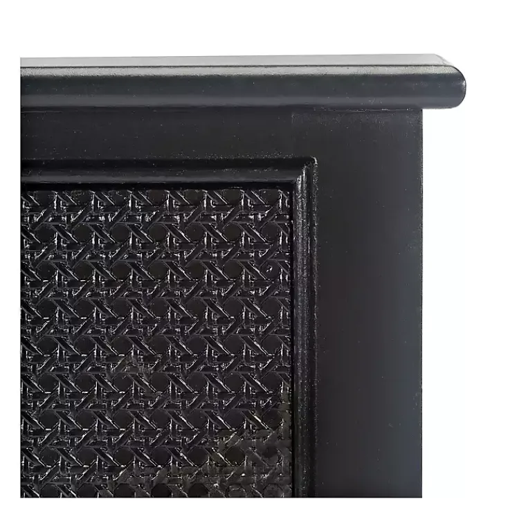 Kirklands Home Console Tables|Irma Textured Drawers Console Table Black