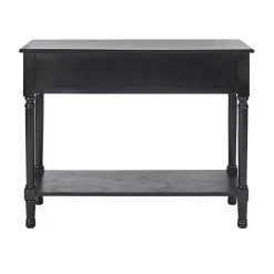 Kirklands Home Console Tables|Irma Textured Drawers Console Table Black