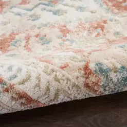 Kirklands Home Area Rugs|Irsia Rust Traditional Serged Runner, 2x8