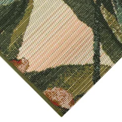 Kirklands Home Outdoor Rugs|Island Leaf Outdoor Rug, 4x7 Multi