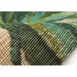 Kirklands Home Outdoor Rugs|Island Leaf Outdoor Rug, 4x7 Multi