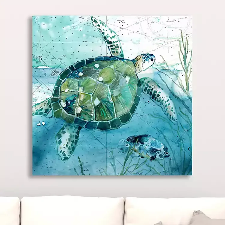 Kirklands Home Canvas Art|Island Swim I Giclee Canvas Art Print