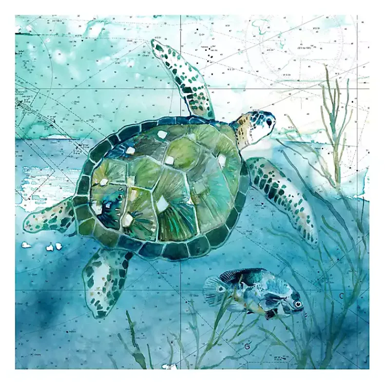 Kirklands Home Canvas Art|Island Swim I Giclee Canvas Art Print