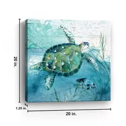 Kirklands Home Canvas Art|Island Swim I Giclee Canvas Art Print