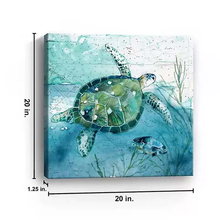 Kirklands Home Canvas Art|Island Swim I Giclee Canvas Art Print