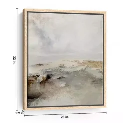 Kirklands Home Canvas Art|Isolation Framed Canvas Art Print Gray