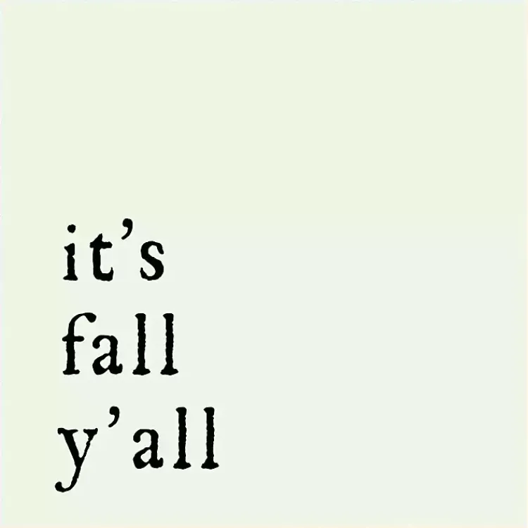 It's Fall Ya'll Poem Framed Wall Art Fall