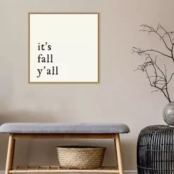 It's Fall Ya'll Poem Framed Wall Art Fall