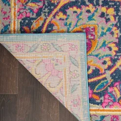 Kirklands Home Area Rugs|Ivory & Multi Floral Medallion Area Rug, 6x9