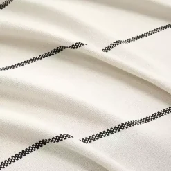 Kirklands Home Bedspreads & Coverlets|and Black Striped King Coverlet Ivory