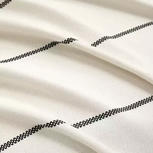 Kirklands Home Bedspreads & Coverlets|and Black Striped King Coverlet Ivory